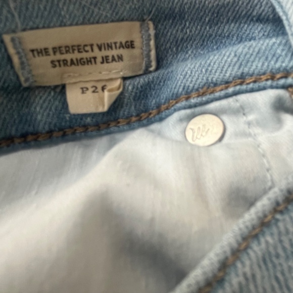 Madewell High-Rise Vintage Straight Jeans – Light Wash – Petite 26 - Picture 4 of 7